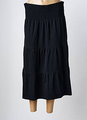 Jupe mi-longue coupe évasée noir OLSEN femme