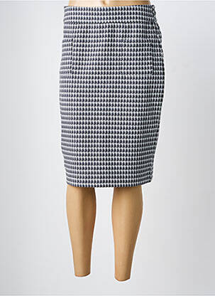Jupe mi-longue coupe droite gris OLSEN femme