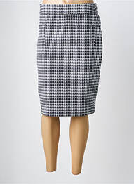 Jupe mi-longue coupe droite gris OLSEN femme