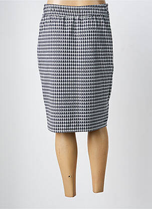 Jupe mi-longue coupe droite gris OLSEN femme