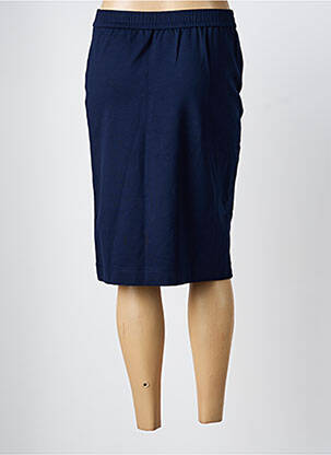 Jupe mi-longue coupe droite bleu OLSEN femme