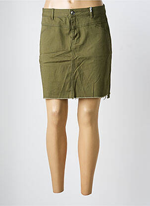 Jupe courte poches vert LPB femme