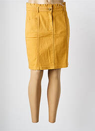Jupe courte poches jaune C'EST BEAU LA VIE femme