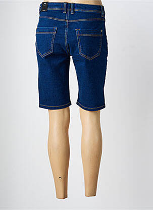 Bermuda coupe droite bleu JENSEN femme