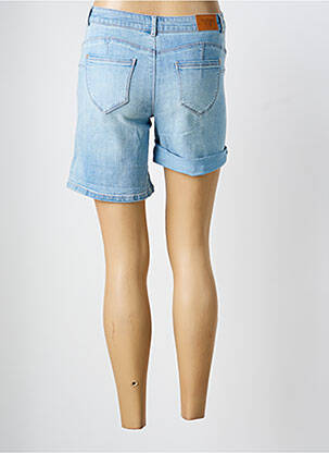 Short tissage denim bleu C'EST BEAU LA VIE femme