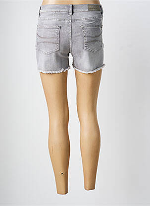 Short tissage denim gris LPB femme