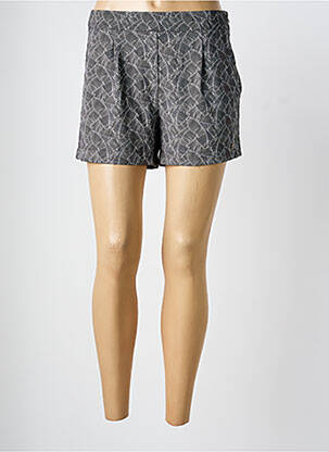 Short coupe droite noir LPB femme