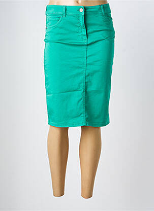 Jupe mi-longue vert OLSEN femme