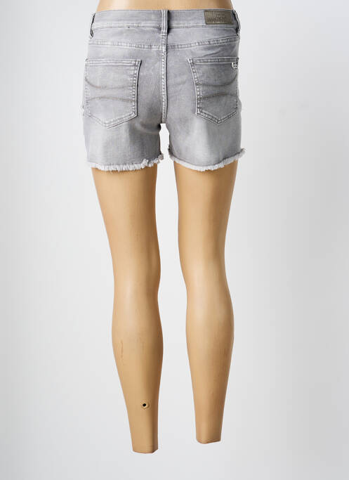 Short tissage denim gris LPB femme