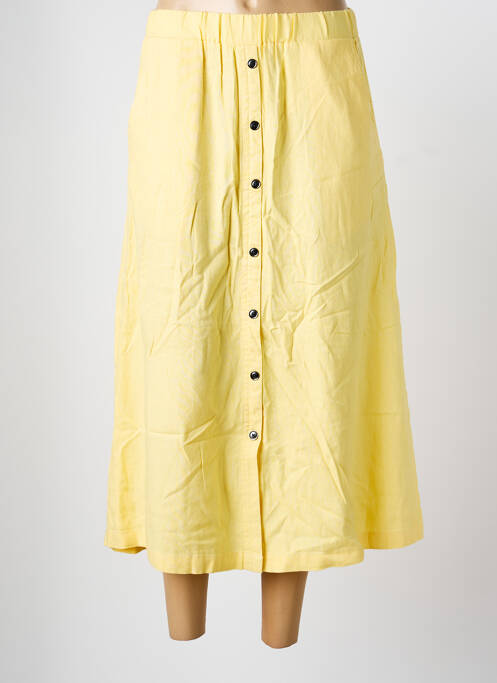 Jupe longue jaune SIGNATURE femme