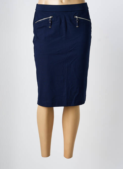 Jupe mi-longue bleu OLSEN femme