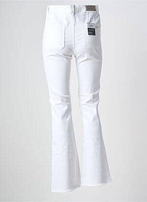 Jeans bootcut taille haute taille haute blanc LES P'TITES BOMBES femme