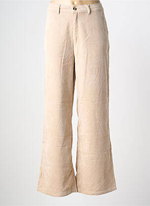 Pantalon flare stretch taille normale beige GARCIA femme