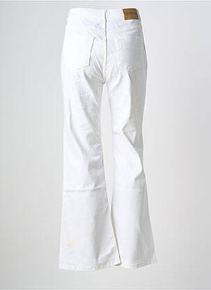 Jeans bootcut taille haute taille haute blanc SYSTEMACTION femme