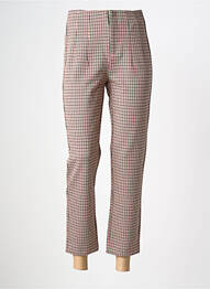 Pantalon 7/8 taille haute taille haute beige GARCIA femme