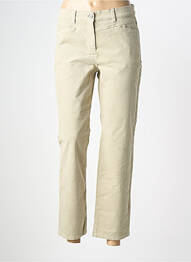 Pantalon 7/8 stretch taille normale vert OLSEN femme