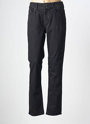 Jeans coupe slim stretch taille normale noir GARCOA femme