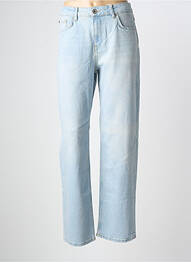 Jeans coupe droite stretch taille normale bleu GARCIA femme