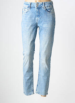 Jeans coupe slim stretch taille normale bleu GARCIA femme