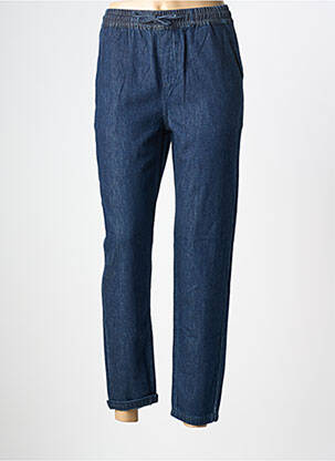 Pantalon chino taille normale taille normale bleu C'EST BEAU LA VIE femme