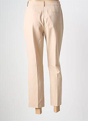 Pantalon 7/8 taille haute taille haute beige JENSEN femme