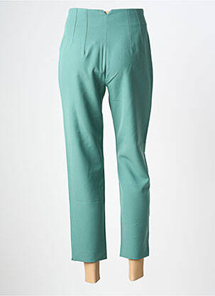Pantalon 7/8 taille haute taille haute vert GARCIA femme