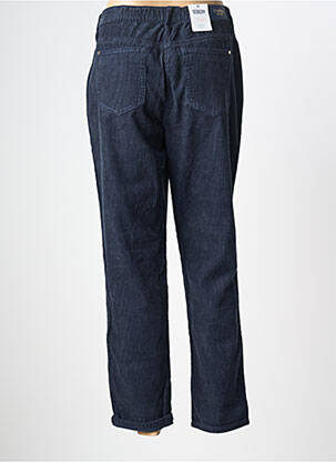 Pantalon droit stretch taille normale bleu C'EST BEAU LA VIE femme