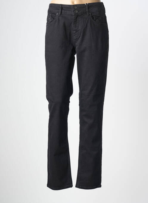 Jeans coupe slim stretch taille normale noir GARCOA femme