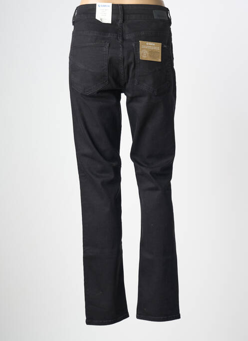 Jeans coupe slim stretch taille normale noir GARCOA femme
