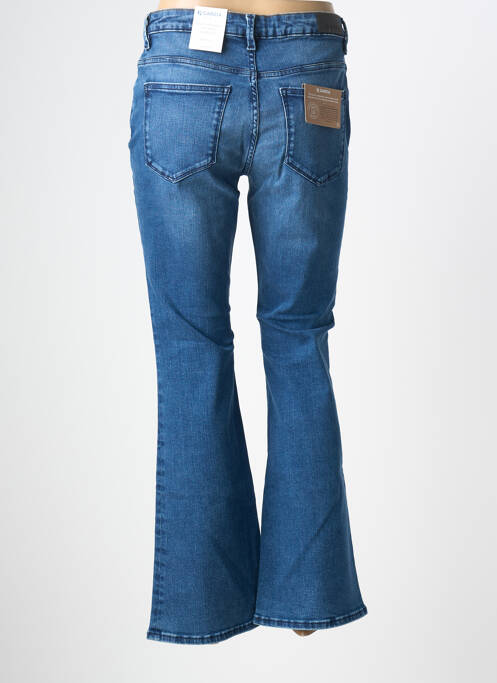 Jean coupe flare stretch taille basse bleu GARCIA femme