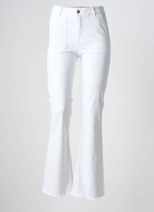 Jeans bootcut blanc LES P'TITES BOMBES femme