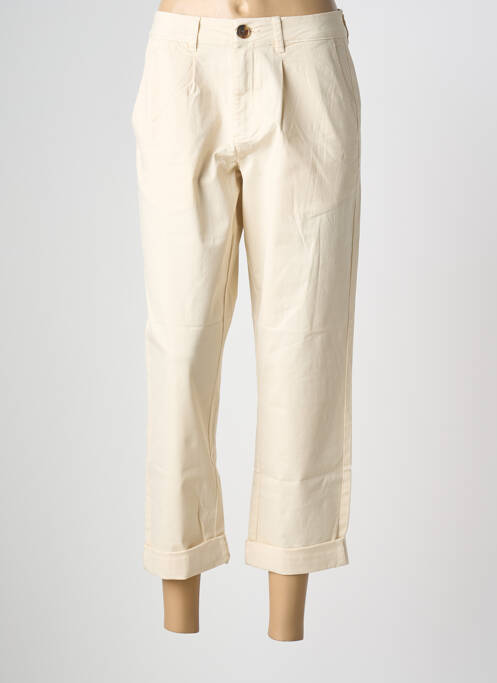 Pantalon 7/8 beige GARCIA femme