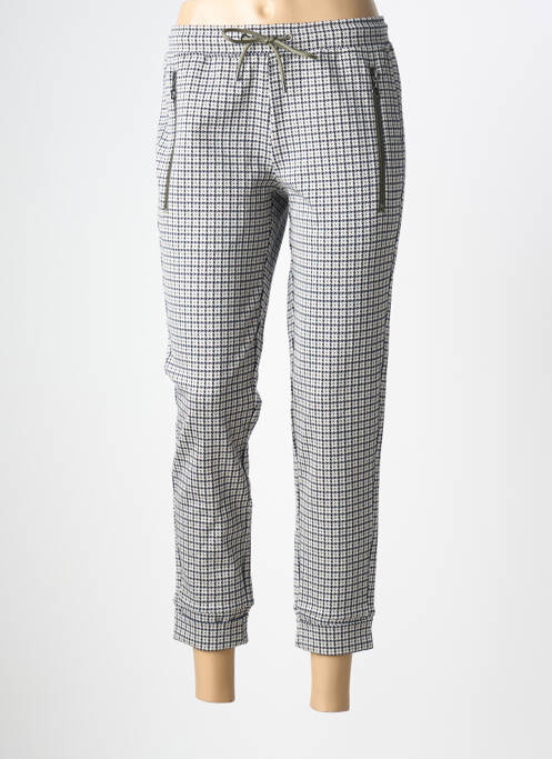 Pantalon 7/8 stretch taille normale vert OLSEN femme