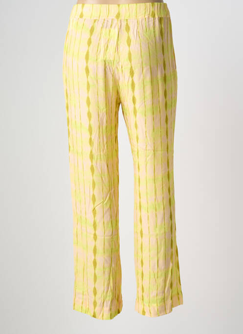 Pantalon droit jaune SYSTEMACTION femme