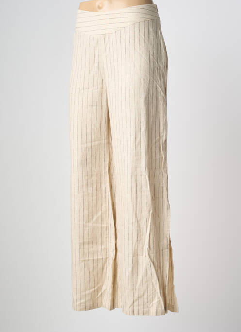 Pantalon large beige SYSTEMACTION femme