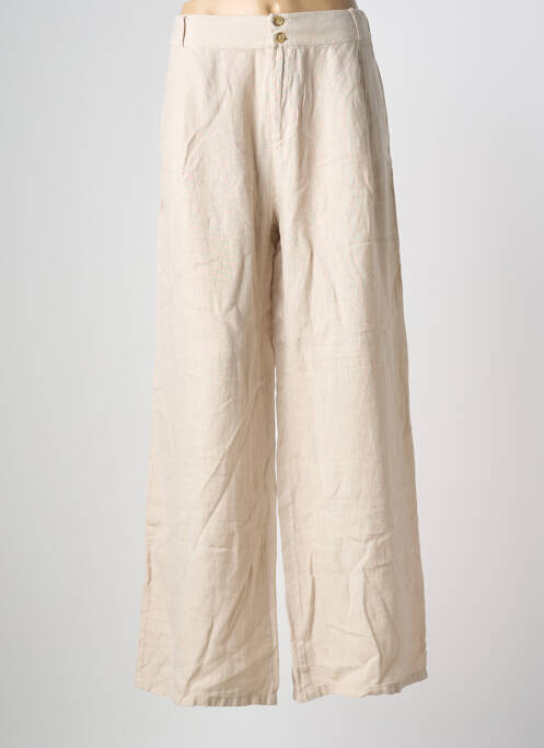 Pantalon large beige SYSTEMACTION femme