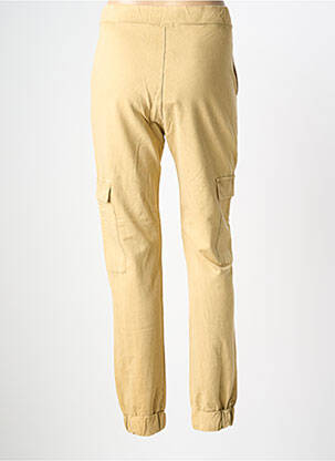 Pantalon cargo tissage popeline taille normale beige SYSTEMACTION femme