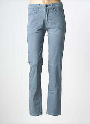 Jeans coupe slim stretch taille normale bleu JENSEN femme