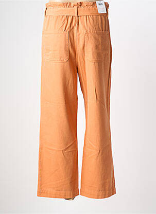 Jeans coupe large taille haute taille haute orange C'EST BEAU LA VIE femme
