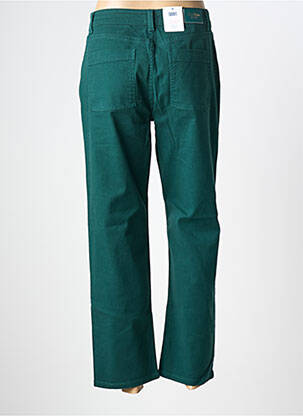 Jeans coupe droite stretch taille normale vert C'EST BEAU LA VIE femme