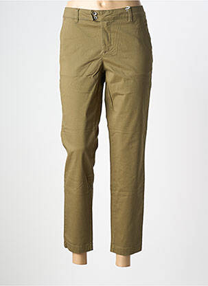 Pantalon 7/8 stretch taille normale vert LES P'TITES BOMBES femme
