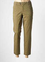 Pantalon 7/8 stretch taille normale vert LES P'TITES BOMBES femme