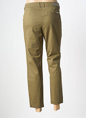 Pantalon 7/8 stretch taille normale vert LES P'TITES BOMBES femme
