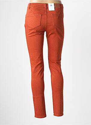 Jeans skinny taille haute taille haute orange C'EST BEAU LA VIE femme