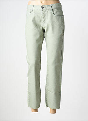 Jeans boyfriend stretch taille normale vert LES P'TITES BOMBES femme