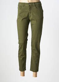 Jeans coupe slim stretch taille normale vert JENSEN femme