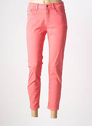 Jeans coupe slim stretch taille normale rose JENSEN femme