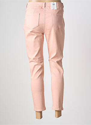 Jeans coupe slim stretch taille normale rose C'EST BEAU LA VIE femme