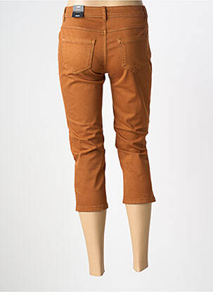 Pantacourt stretch taille normale marron JENSEN femme