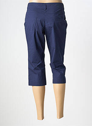Corsaire tissage popeline taille normale bleu JENSEN femme